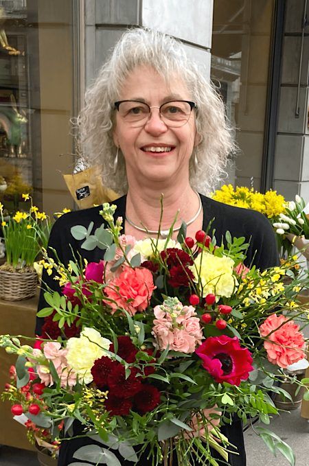 Porträt von Ursula Lehmann, Floristin von fleurs en fête in Wermatswil